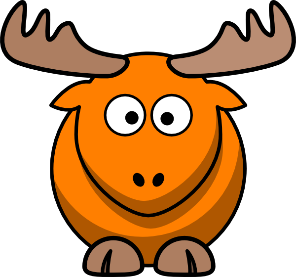 Moose Cartoon (600x560)