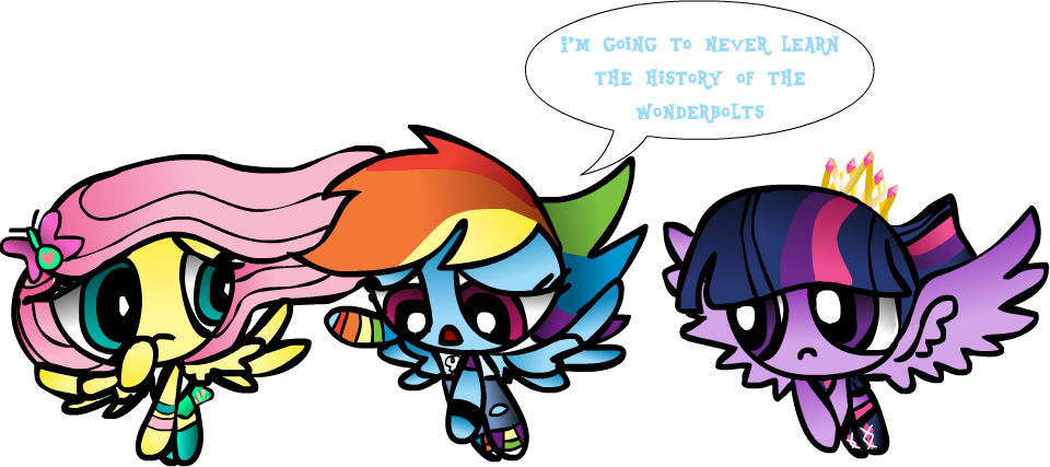 Safe, Species Swap, Testing Testing 1 2 3, The Powerpuff - Rainbow Dash As A Powerpuff Girl (960x427)
