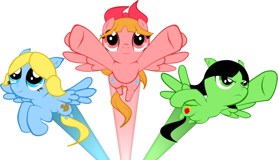 My Little Pony Powerpuff Gi Code Into Your Post - Pony Powerpuff Girls (900x518)