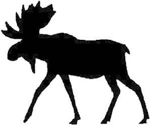 Moose Deer Geometry Coffee Cup African Elephant - Moose Silhouette (512x512)