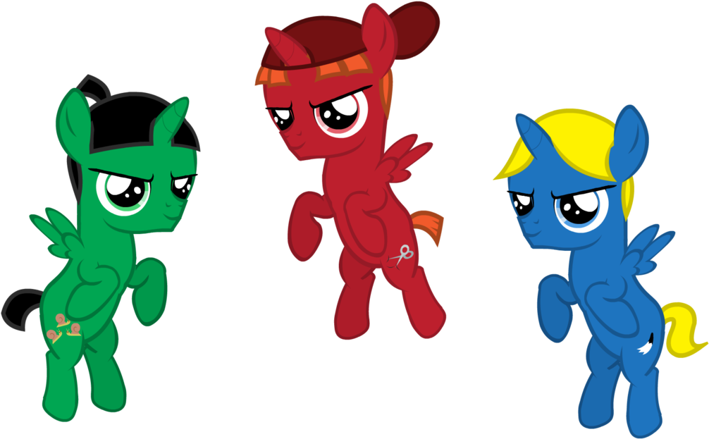 The Rowdyruff Colts By Agirl3003 - My Little Pony Powerpuff Girls And Rowdyruff Boys (1024x672)
