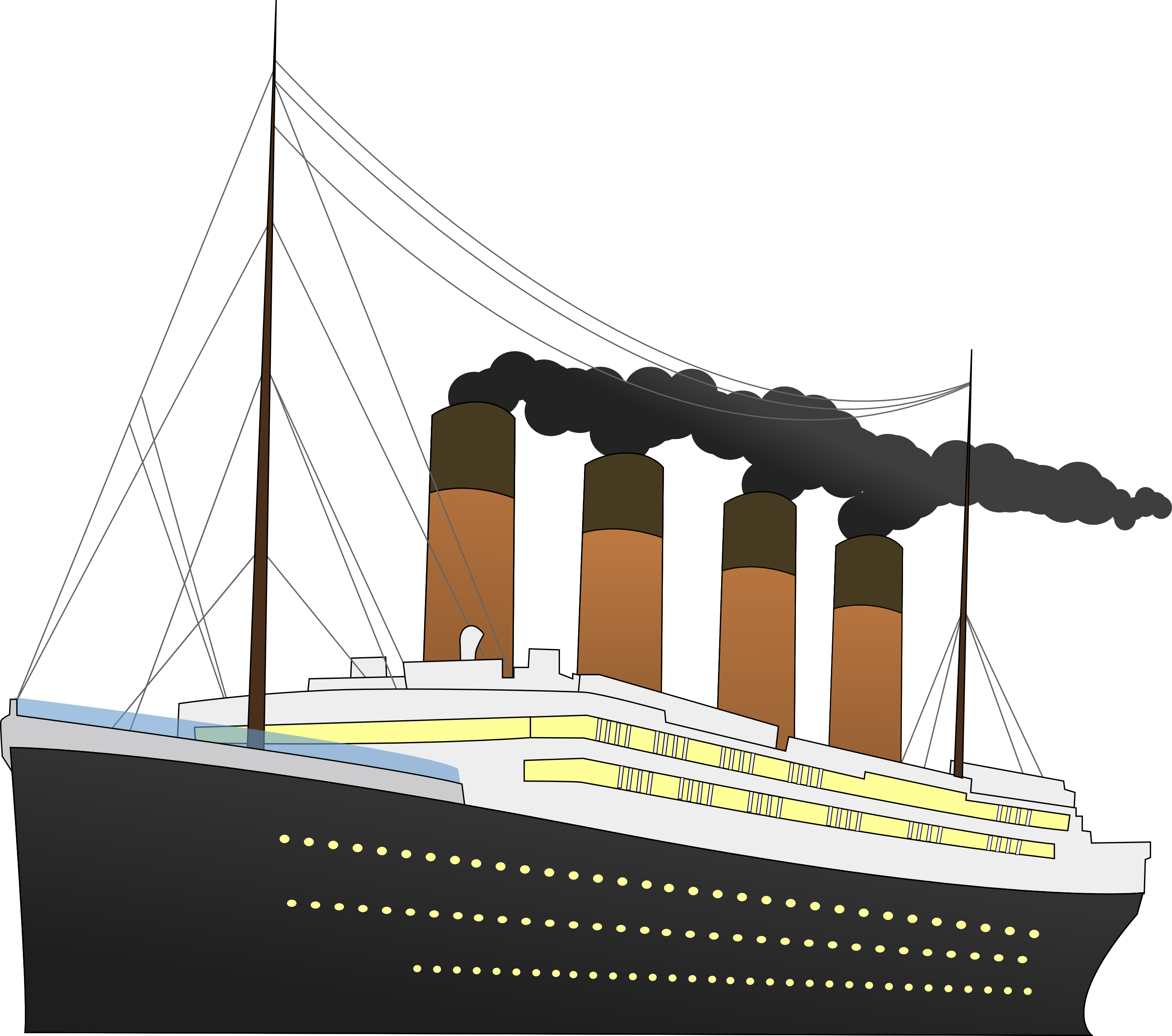 Boat Clipart Titanic - Titanic Clipart Png (2976x2631)