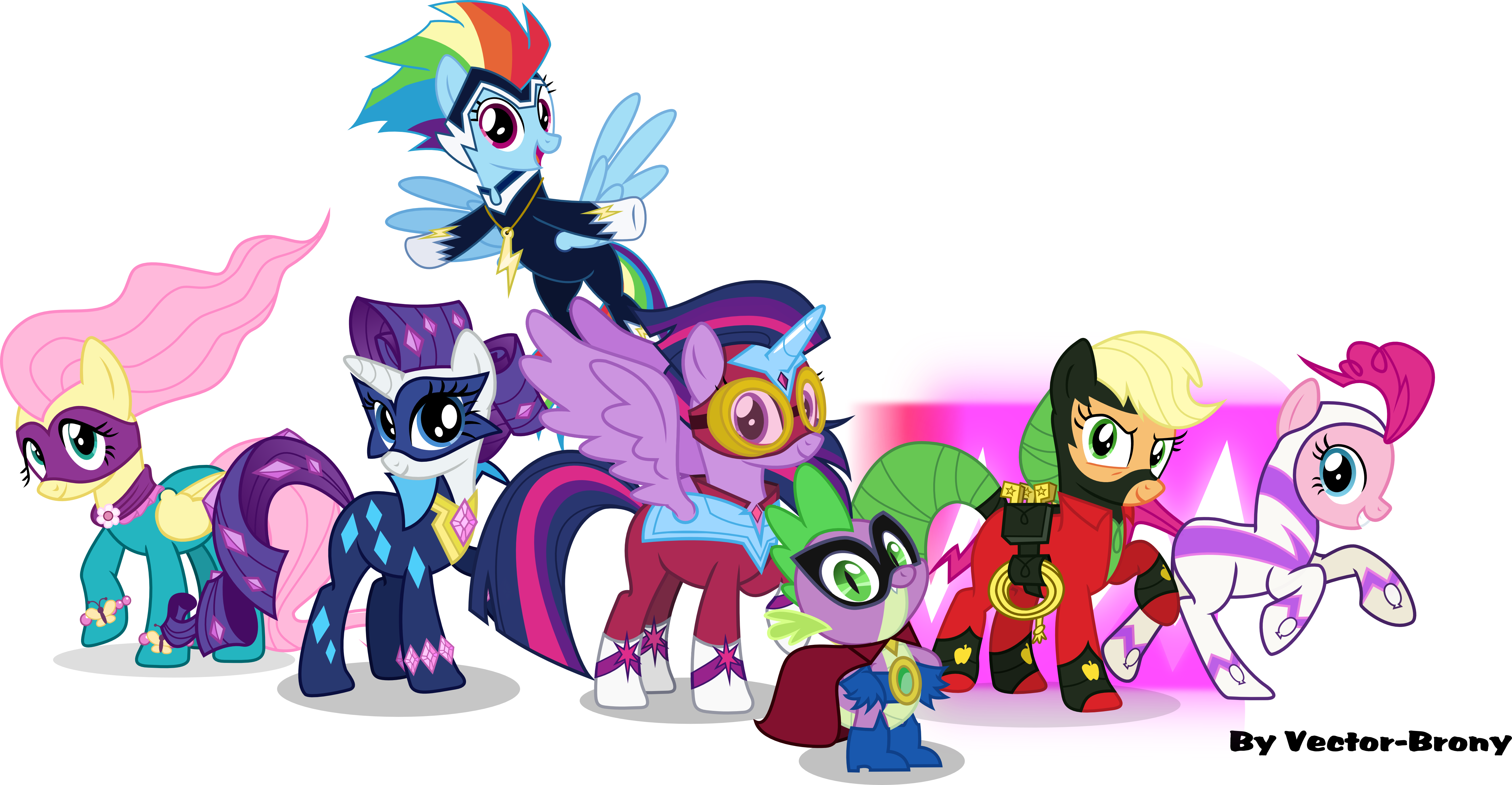 Recommended Posts - Mlp The Power Ponies (5259x2732)