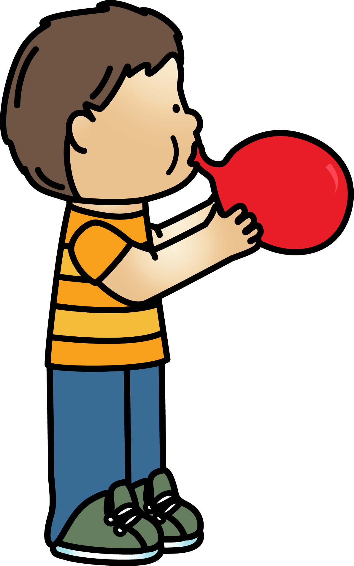 Ejercicios Bucofaciales Para Mejorar El Desarrollo - Niños Animados Haciendo Ejercicios De Respiración (1193x1908)