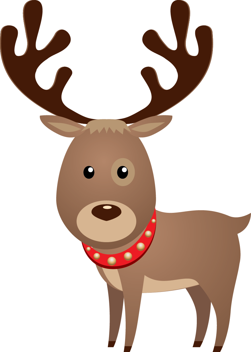 Merry Medisolving Deer - Reindeer (875x1224)