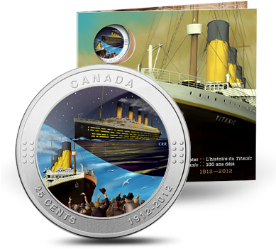 R - M - S - Titanic - Coloured Coin - 2012 25 Cent Coin - R.m.s. Titanic (388x371)
