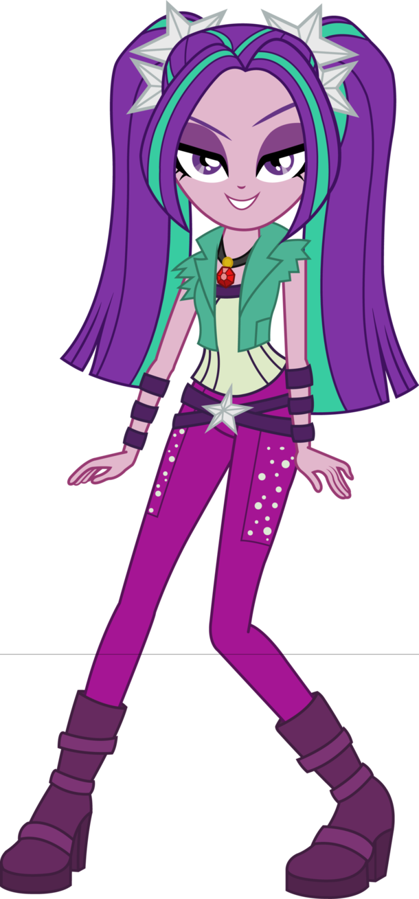 Aria Blaze - My Little Pony Equestria Girls Rainbow Rocks (610x1309)