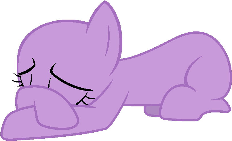 How To Draw Unicorn Hair My Little Pony Base 23 Sad - Base My Little Pony (822x505)