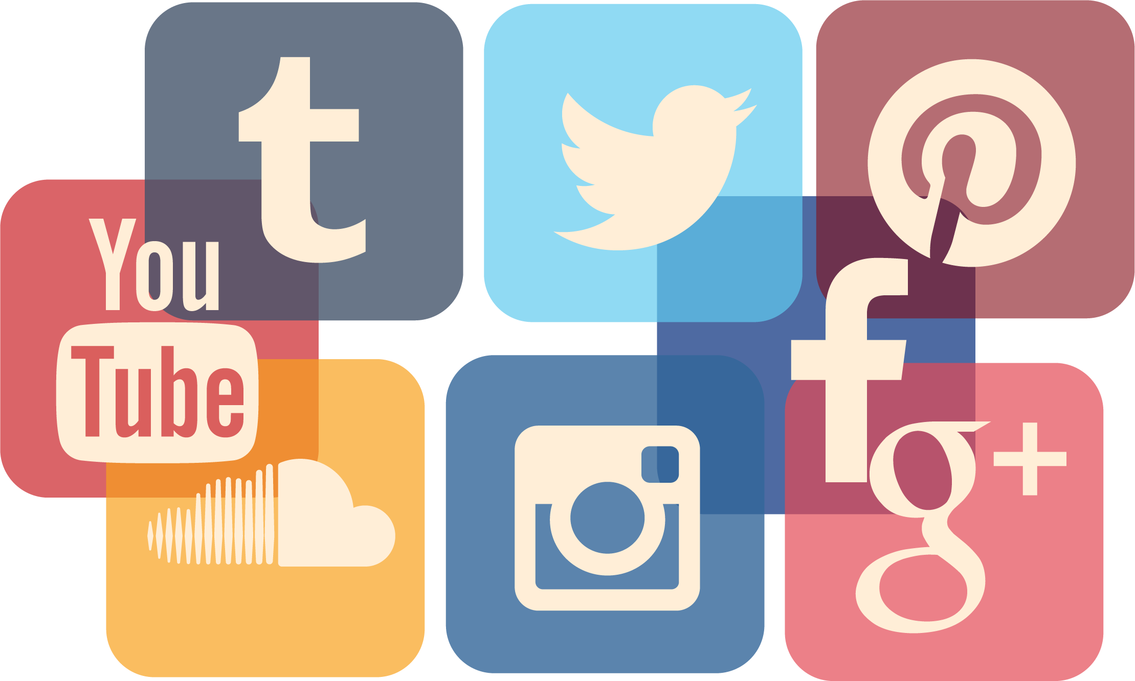 Agen Oriental Club - Social Media Icon Business Card Free (2219x1333)