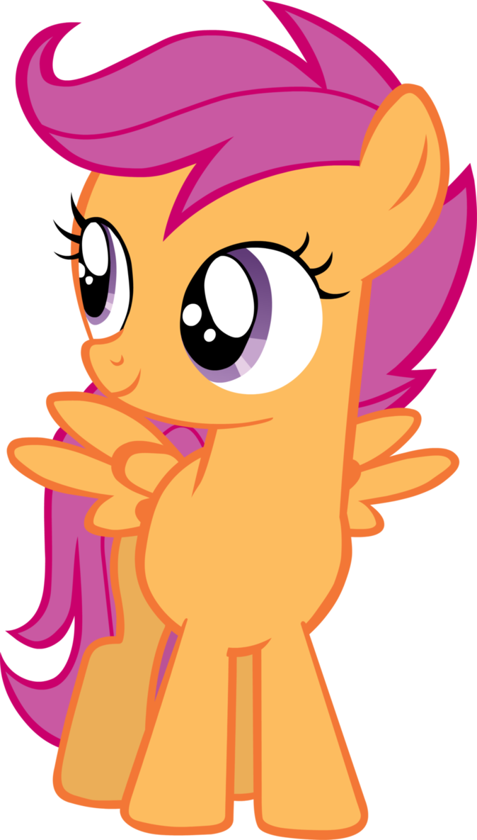Scootaloo Vector By Scrimpeh - My Little Pony Scootaloo Png (674x1185)