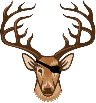 Welcome To Pirates Milk - Elk Head Clipart (360x360)