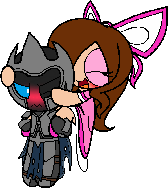 Gamingwithjen X Popularmmos By Spectrumrarity - Chibi Popularmmos And Supergirlygamer (590x656)
