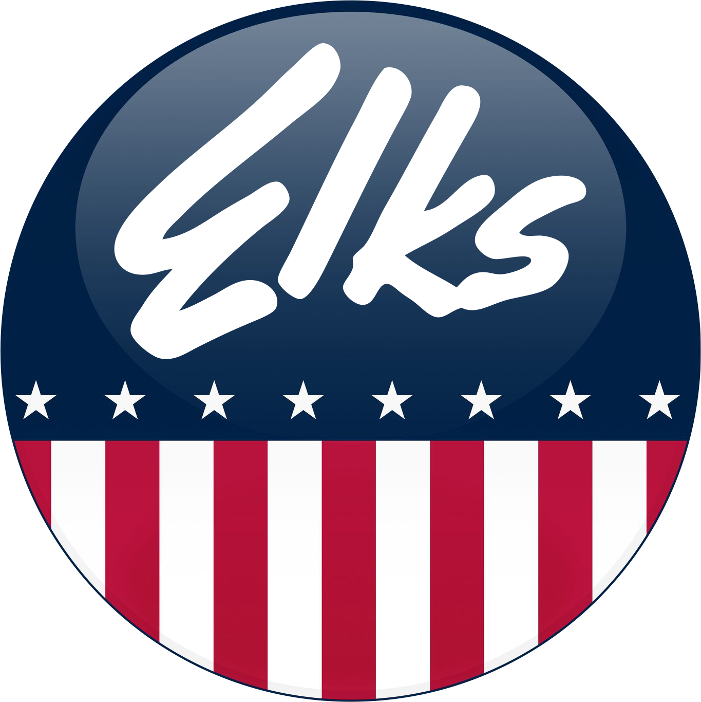Elks Usa Button - Elks Logo Png (1365x1366)