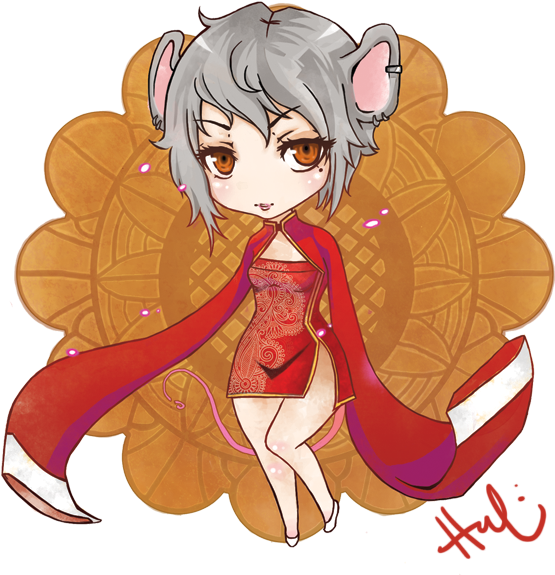 The Rat Zodiac By Angrypanda-gin - Color (600x600)