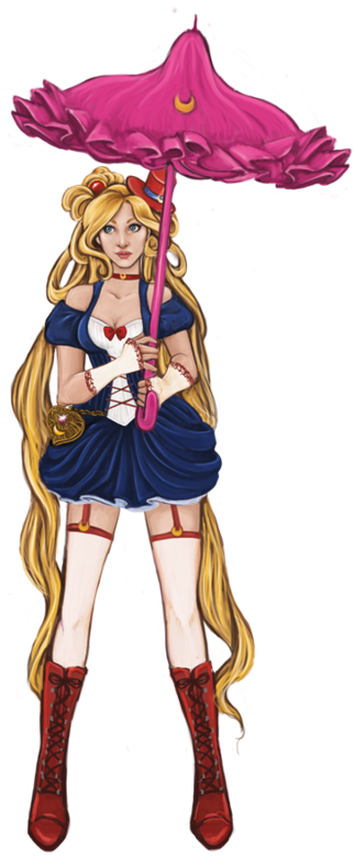 Steampunk Sailor Moon By Ratgirlstudios - Sailor Moon (400x800)