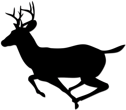 Deer Silhouette (600x675)