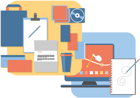 Broucher, Flyers, Phamplet, Visiting Card Designing - Brand Design (500x375)