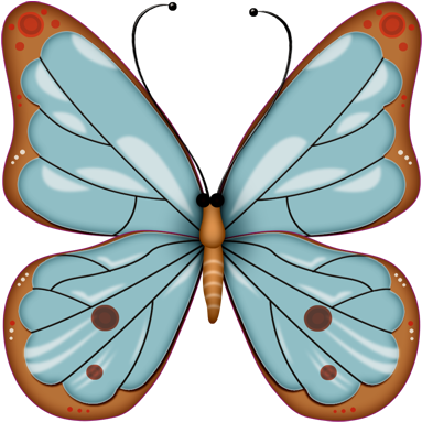 Monarch Butterfly Clip Art - Monarch Butterfly Clip Art (500x500)