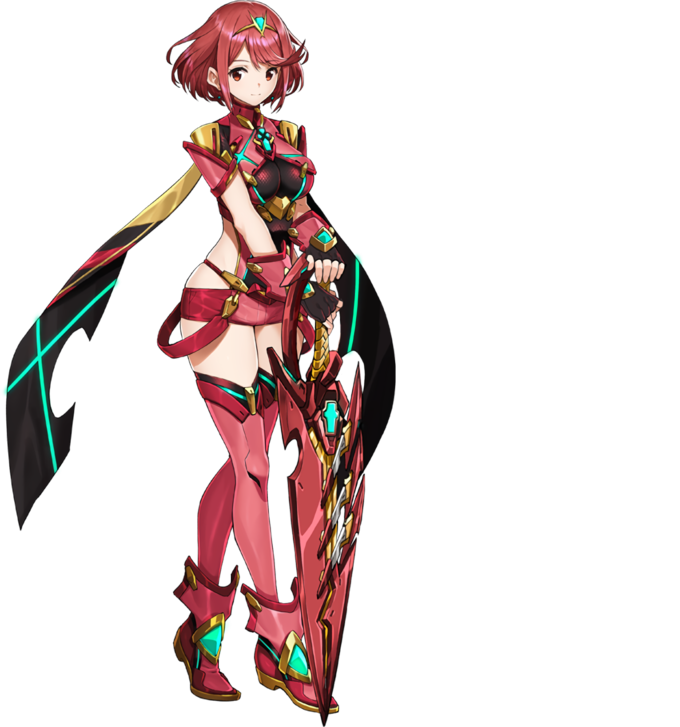Once Again, There's So Much Crap On The Outfit Despite - Xenoblade Chronicles 2 Waifu (680x727)