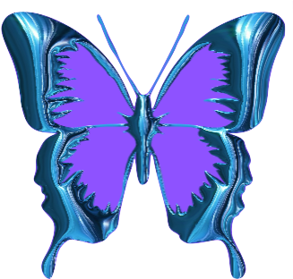Butterfly Clipart - Butterfly Emoji Copy And Paste (540x380)