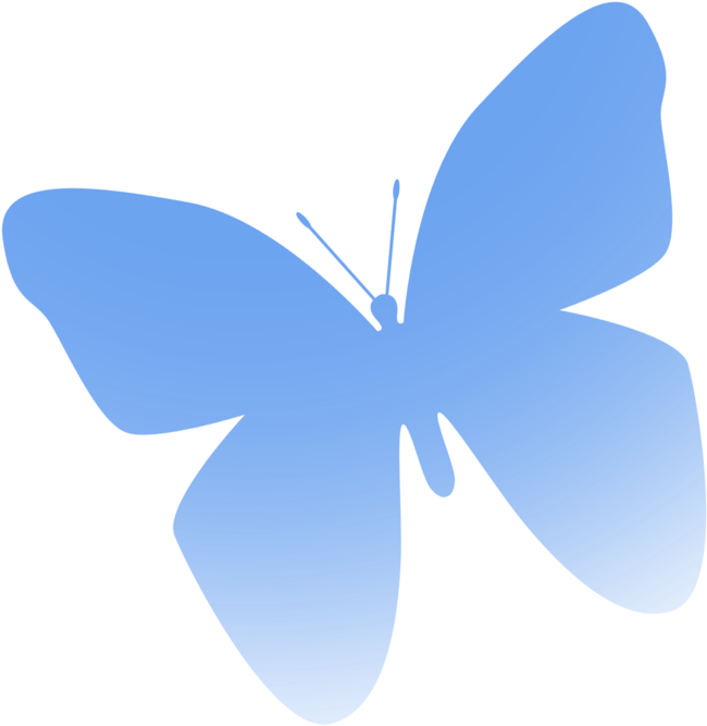 Butterfly Insect Drawing Clip Art - Blue Butterfly Image Simple (900x1780)