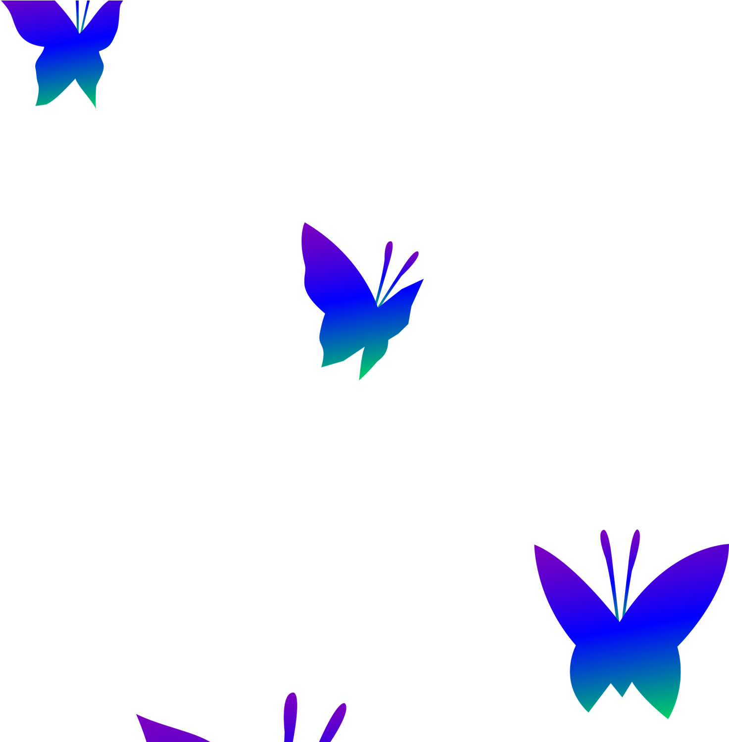Pink Butterfly Border Clipart Panda Free Clipart Images - Flying Butterfly Silhouette (1500x1500)