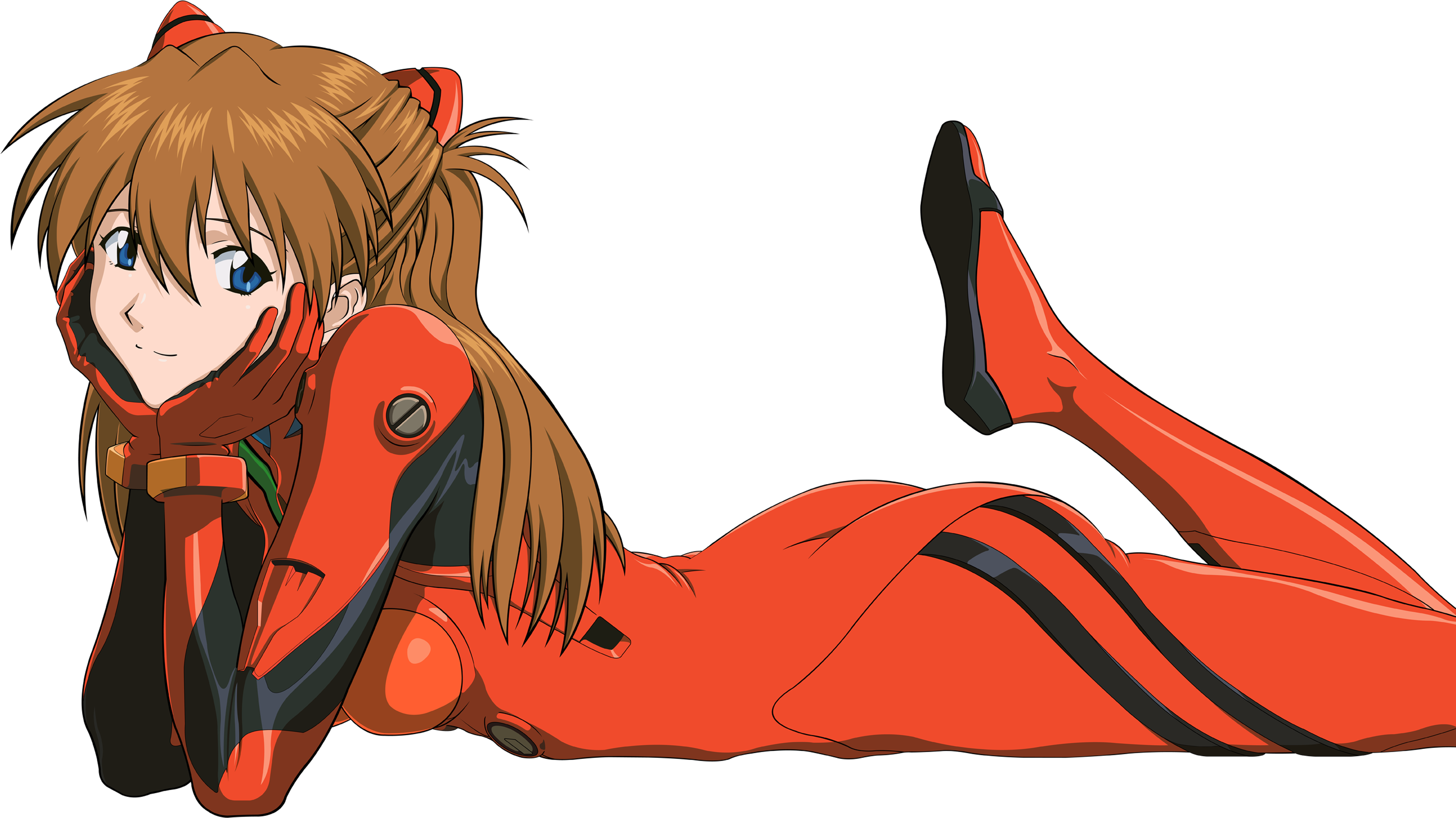 Which Senran Kagura Girl Would Make The Best Waifu - Neon Genesis Evangelion Asuka (5000x2823)