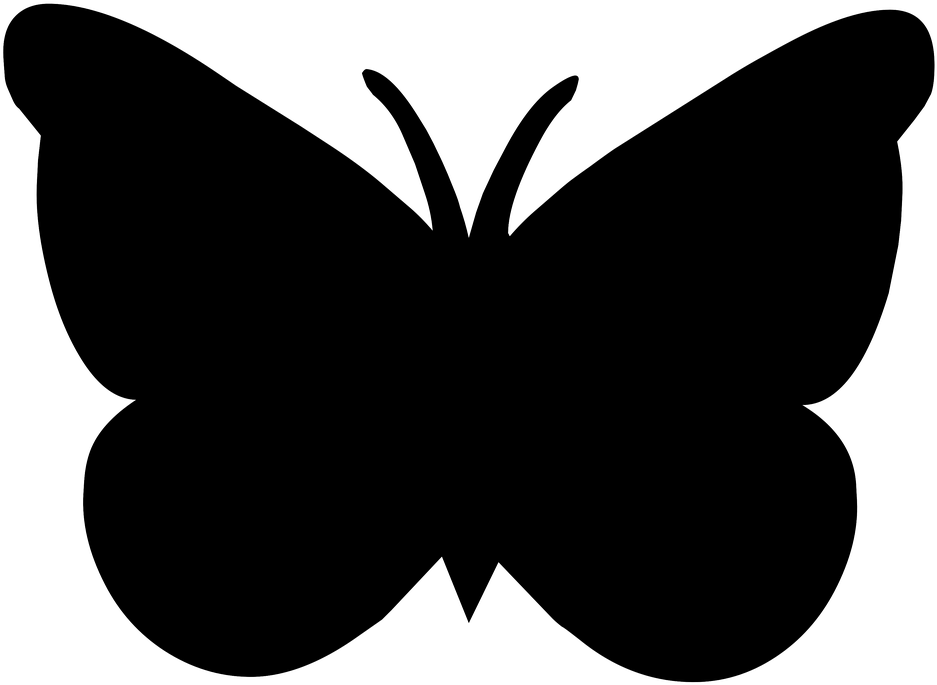 Силуэт, Рисунок, Наброски, Бабочка, Мультфильм, Природа - Silueta De Una Mariposa (1600x480)