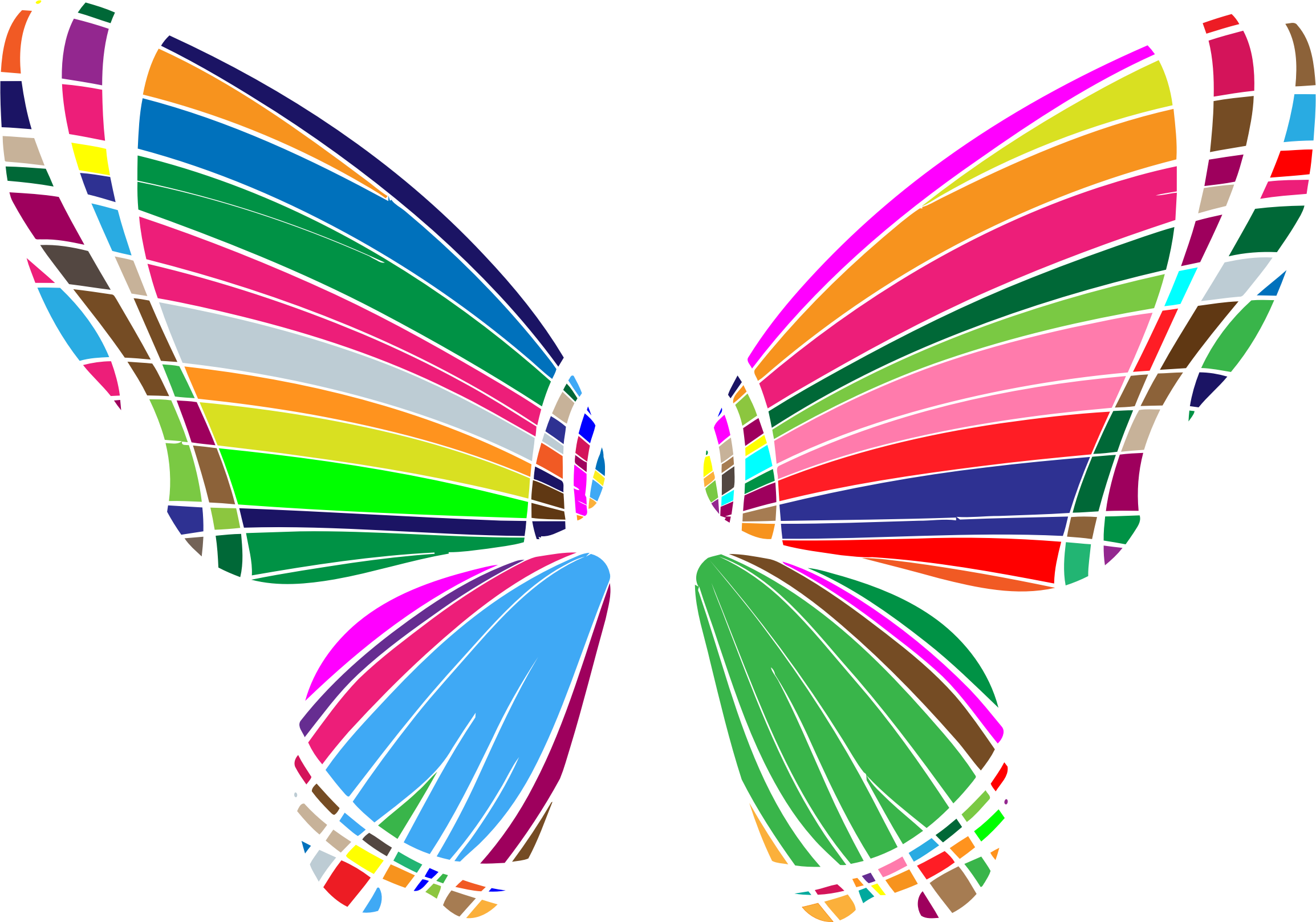 Butterfly Silhouette 10 - Butterfly (2308x1616)