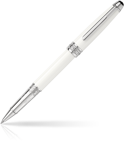 Meisterstück Solitaire Tribute To The Mont Blanc Classique - Stainless Steel Zebra Pen (470x510)