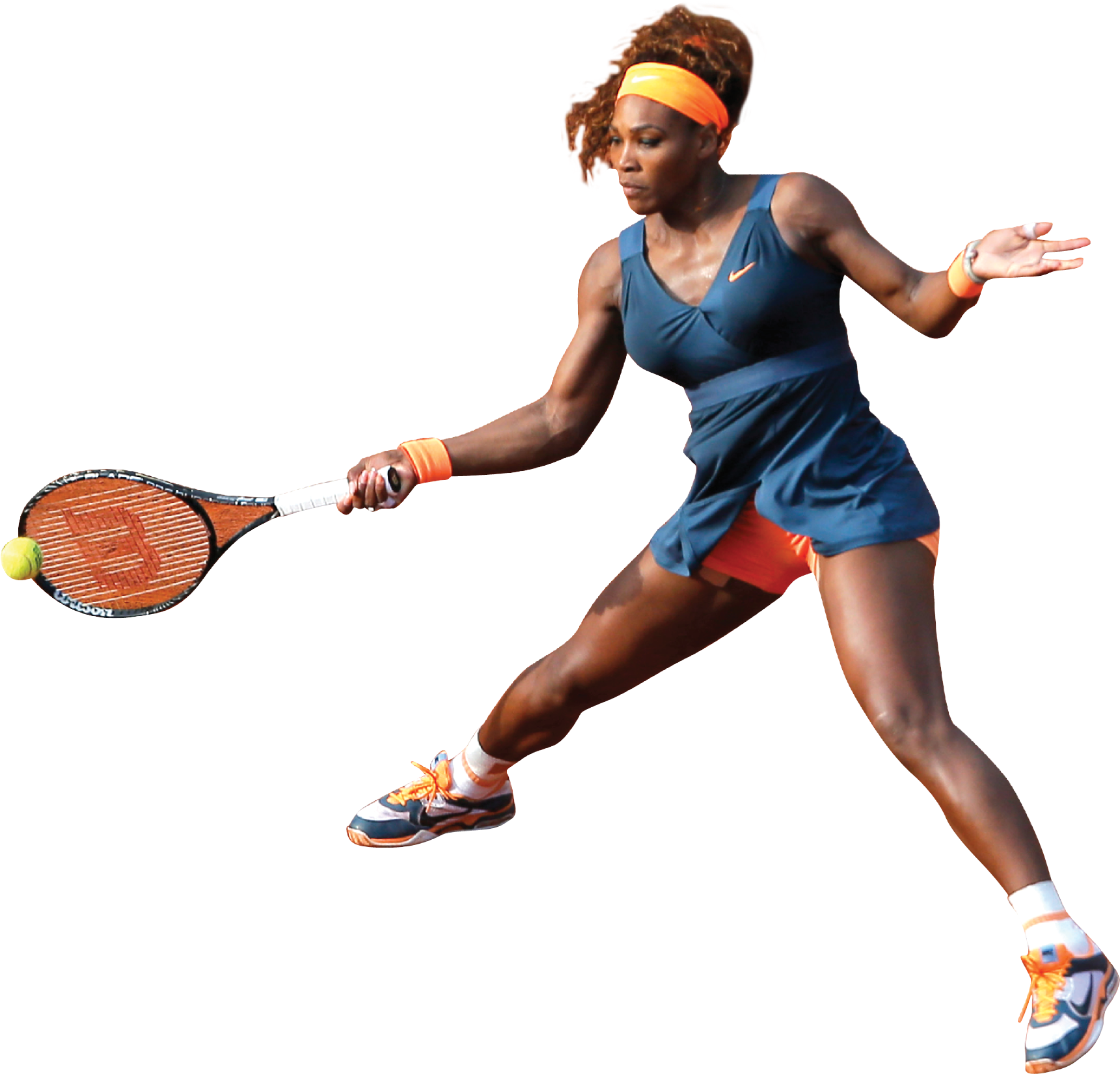 Here's Where You Feel The Lopside - Tennis Player Serena Png (1720x1658)
