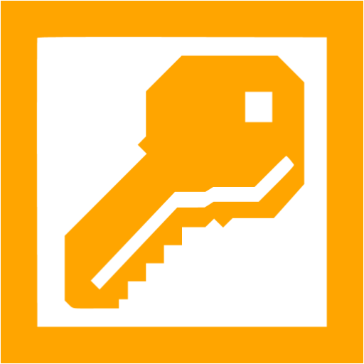 Orange Access Icon - Access Icon Black And White (512x512)