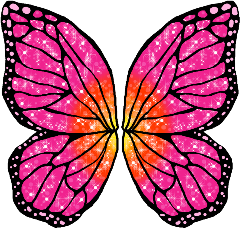 Silhouettes - Borboleta Barbie Png (1024x1024)