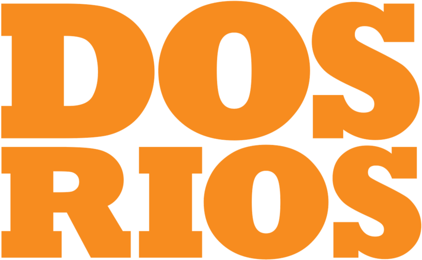 Dos Rios Logo Orange - Circle (1000x605)