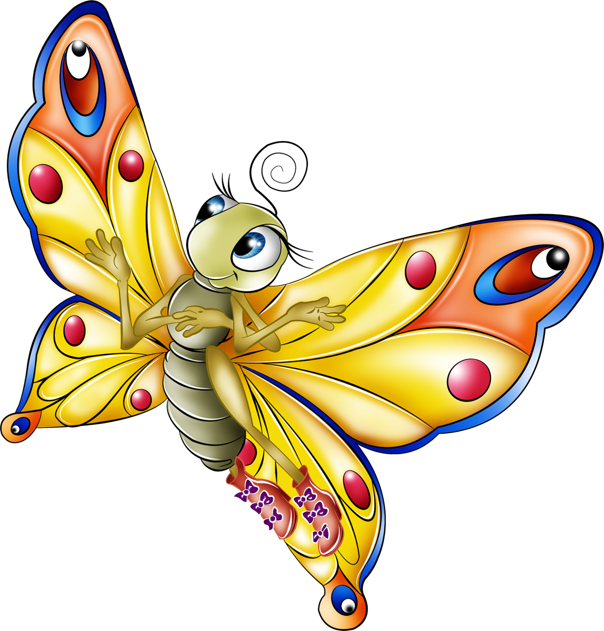 Butterfly - Butterfly Cartoon Images Png - (1224x1280) Png Clipart Download...