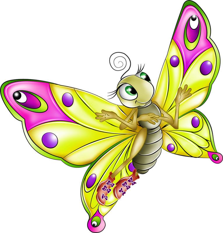 ‿✿⁀butterflies‿✿⁀ - Butterfly Cartoon Without Background (765x800)
