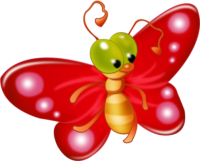 Скрап Клипарт «cartoon Filii Clipart» На Яндекс - Butterfly Clipart With Transparent Background (670x545)