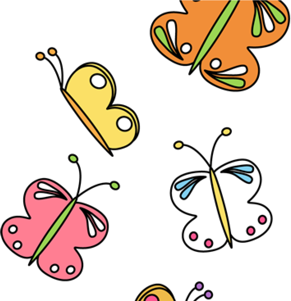 Butterfly Clipart Flying Butterflies Clip Art Flying - Clip Art (1024x1024)