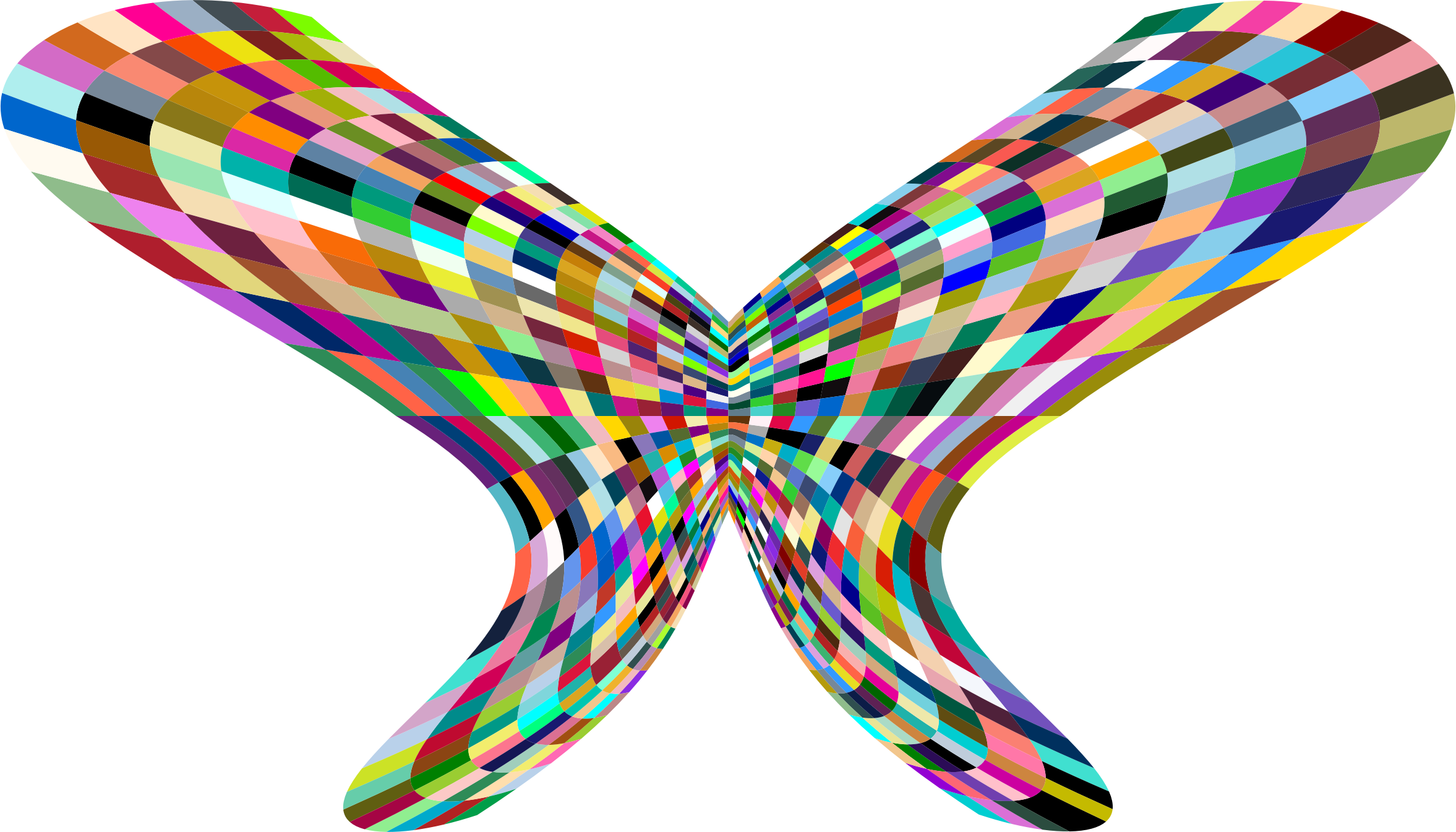 Geometric Butterfly - Geometric Butterfl Art (2354x1346)