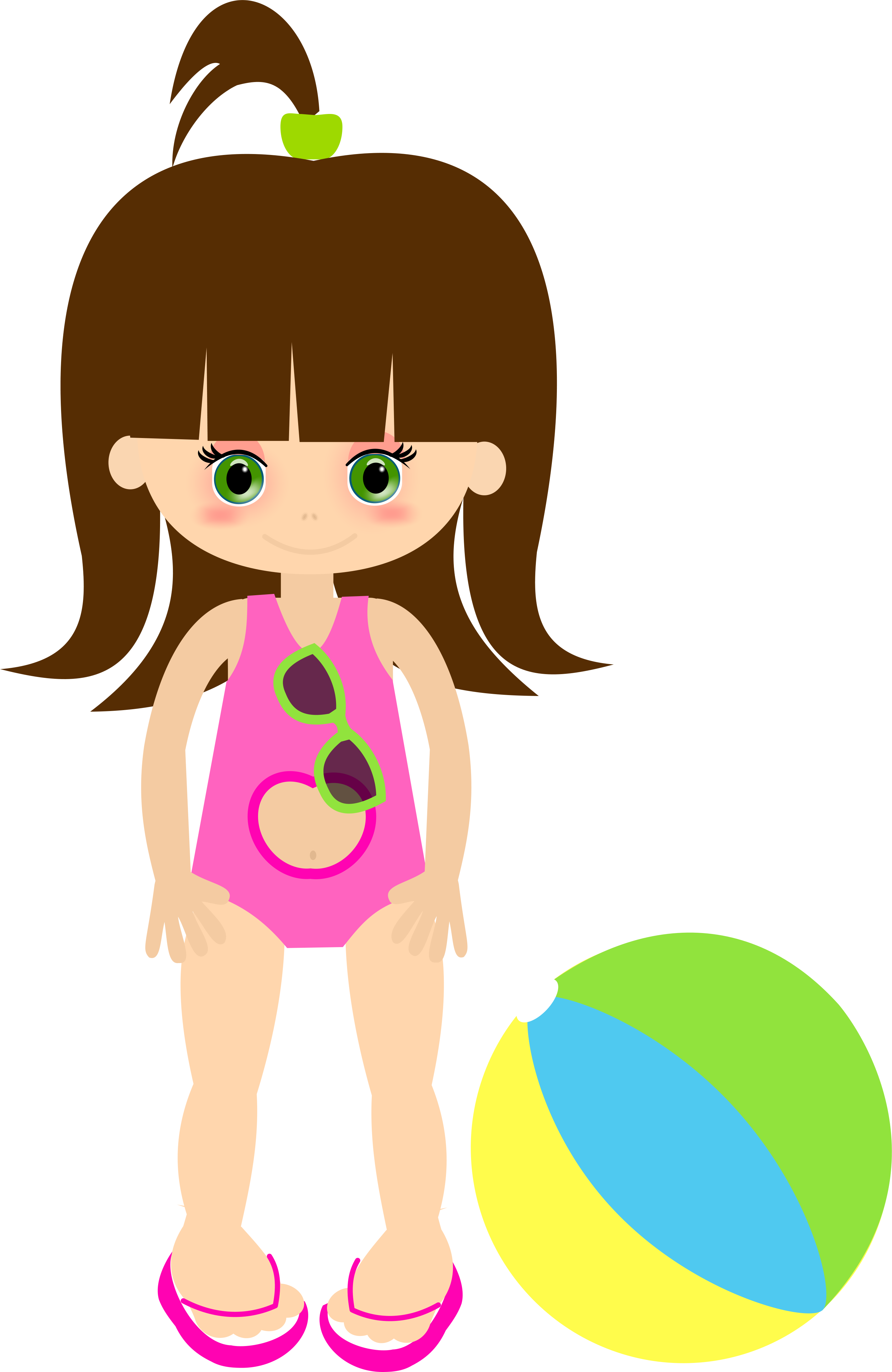Pool Parties, Girl Stuff, Pools, Beaches, Pintura, - Gif (2848x4382)