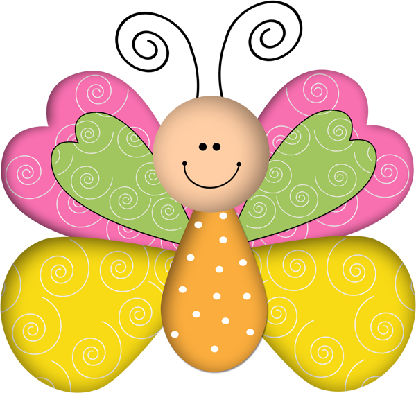 Https - //img-fotki - Yandex - Ru/get/6830/ - Clip - Borboletas Clipart (600x567)