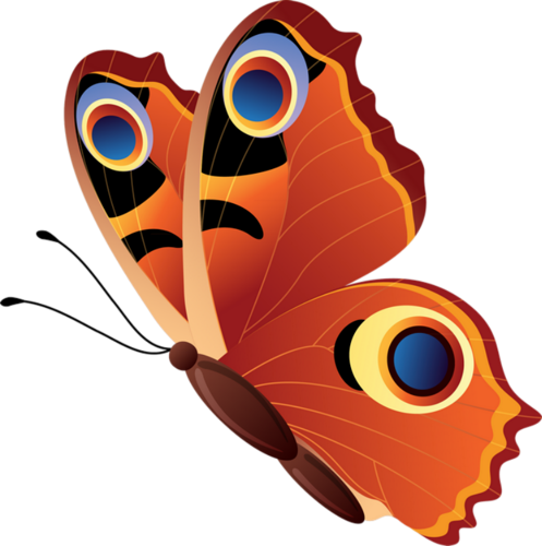 Butterfly * - Floral Flower Wall Sticker 185 (497x500)