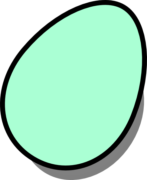 Egg Clipart Green Egg - Green Egg Clipart (486x595)
