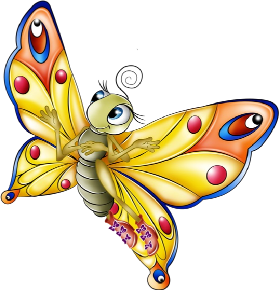 Butterfly Cartoon Images Png (600x600)