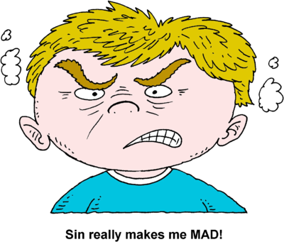 Angry Boy Clip Art (400x341)