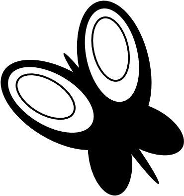 Black And White Butterfly Clip Art Bkytbm Clipart - Butterfly Clip Art Black And White Free (444x440)