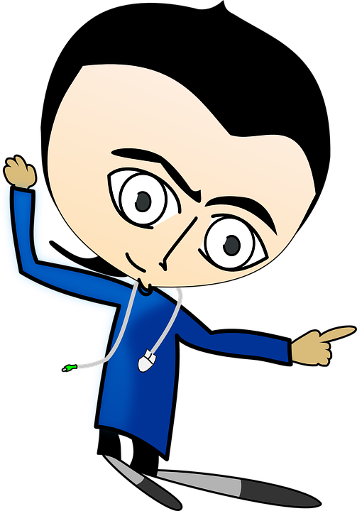 Cartoon Geek Clip Art At Clker - Nerd Boy Cartoon Transparent (503x720)