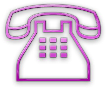 Telephone Clipart Transparent - Pink Telephone Clipart (420x420)