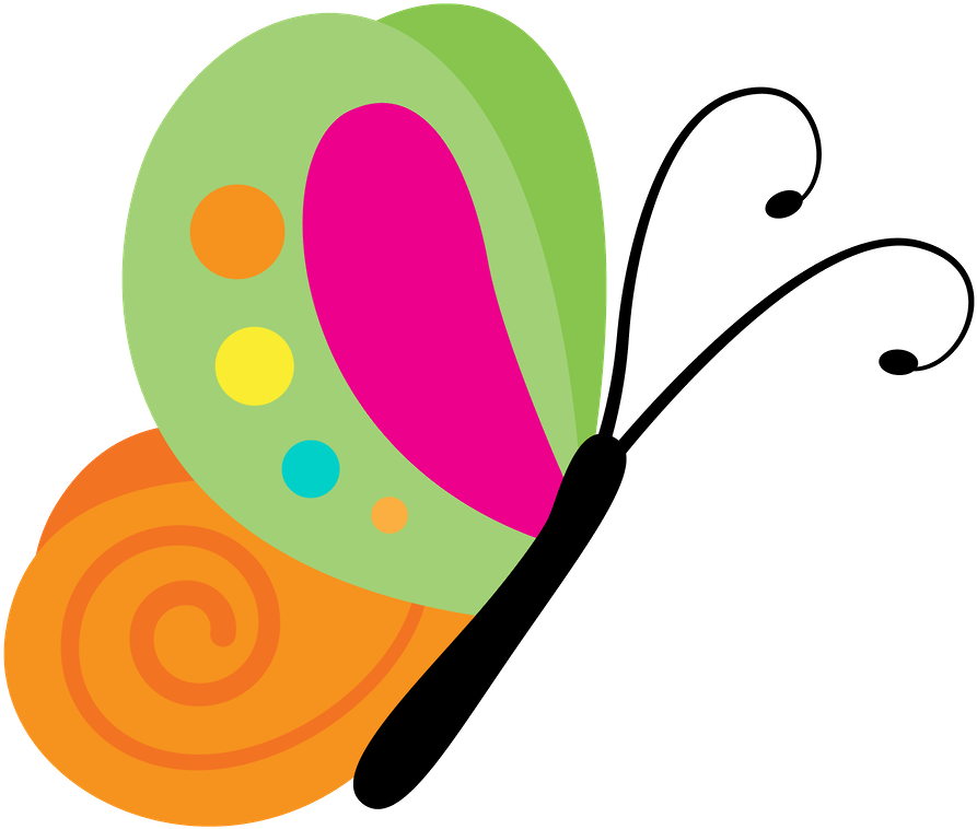 Borboletas & Joaninhas E - Butterfly (900x763)