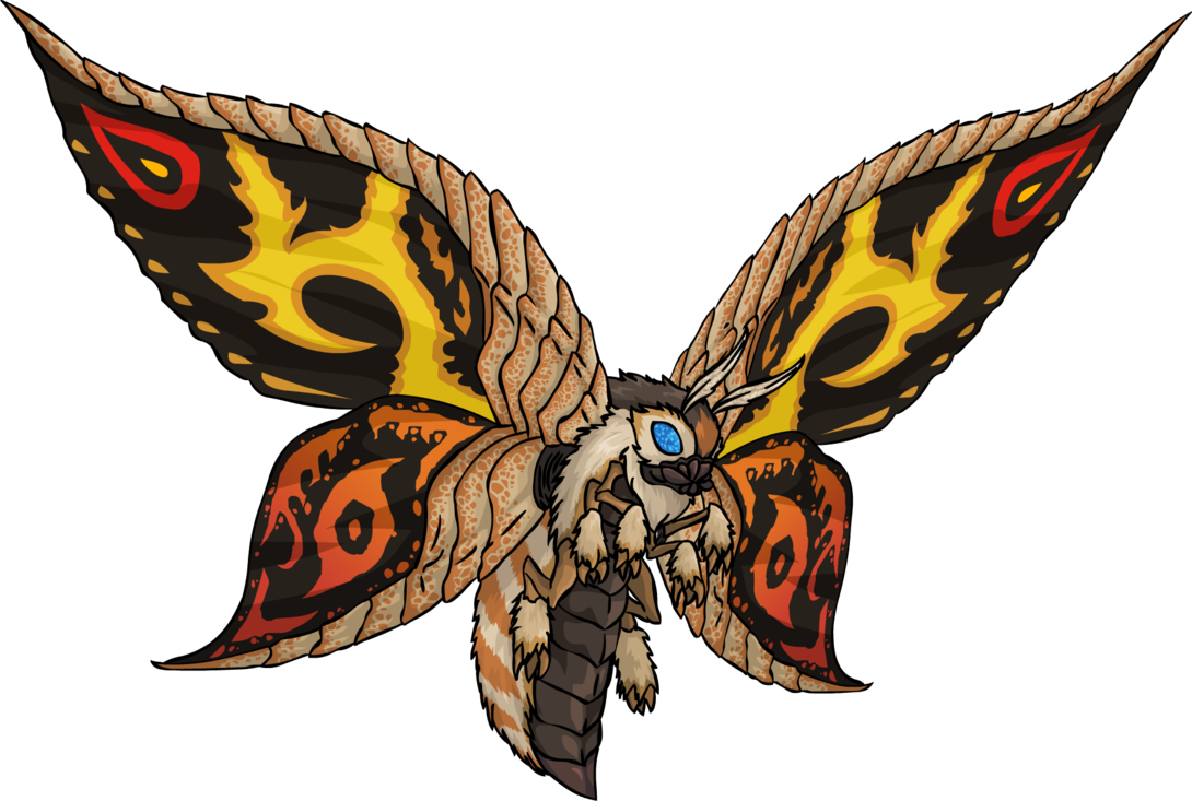 Gm 93 A ''mothra'' - Deviantart Mothra (1090x733)